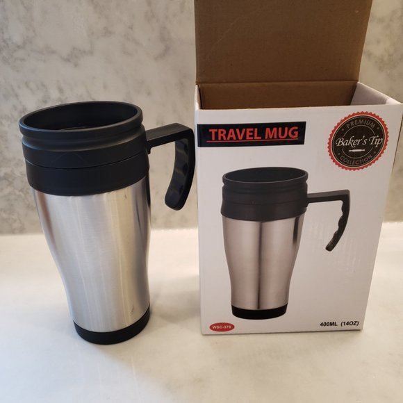 Brand new Baker's Tip Premium Collection Travel Coffee Mug 400ml - Picture 3 of 4